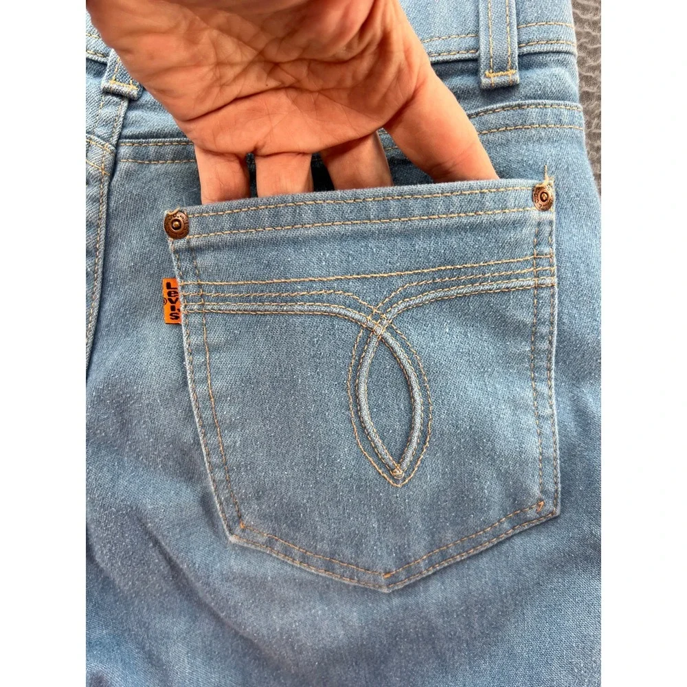 VTG Levis For Men Jeans 30x32 With A Skosh More Room Orange Tab Blue USA